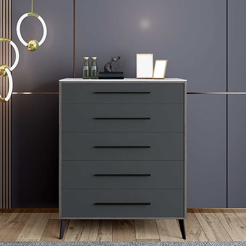 15.6-inch Width Storage Chest Ultra-Modern Dresser with 4/5/6 Drawers