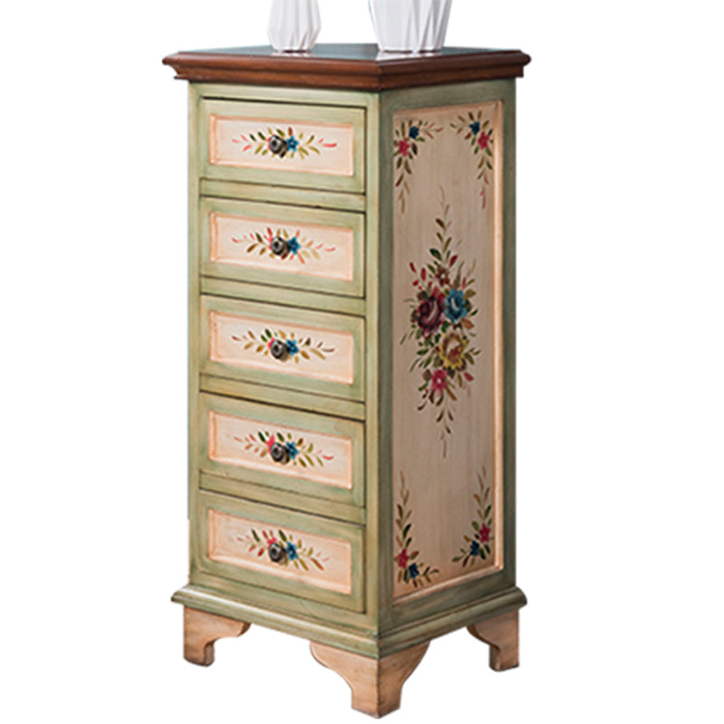 Solid Wood Dresser American Traditional Storage Chest with 5 / 7 Drawers