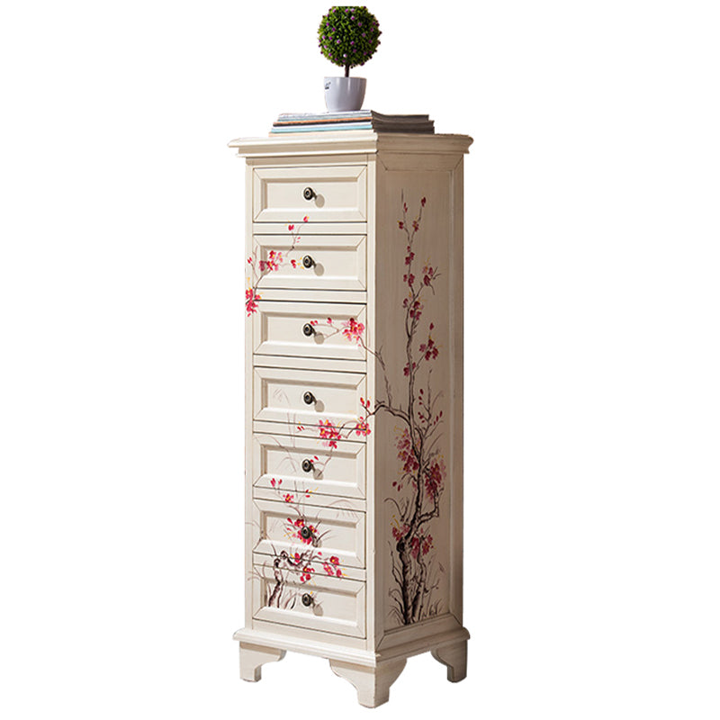 Solid Wood Dresser American Traditional Storage Chest with 5 / 7 Drawers