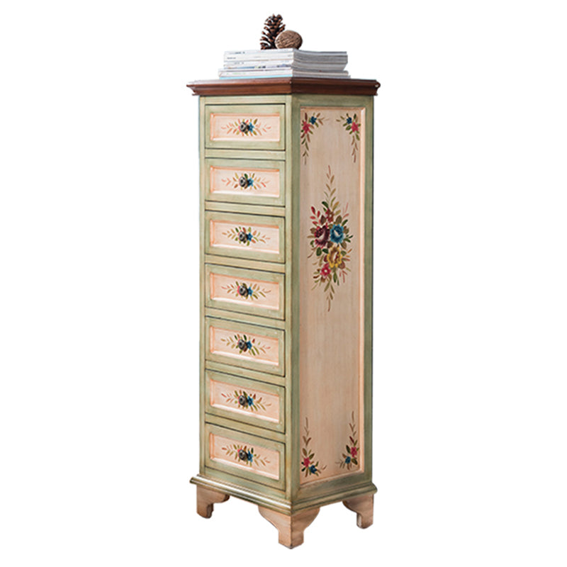 Solid Wood Dresser American Traditional Storage Chest with 5 / 7 Drawers