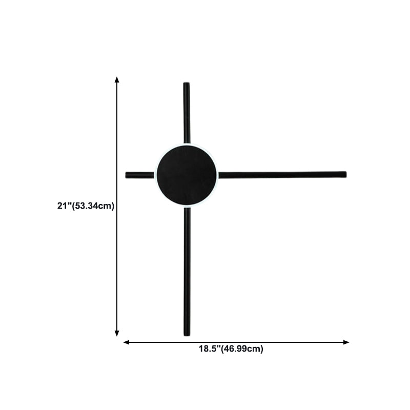 Strip Shape Wall Lamp Modern LED Wall Mount Lamp with Acrylic Shade for Aisle