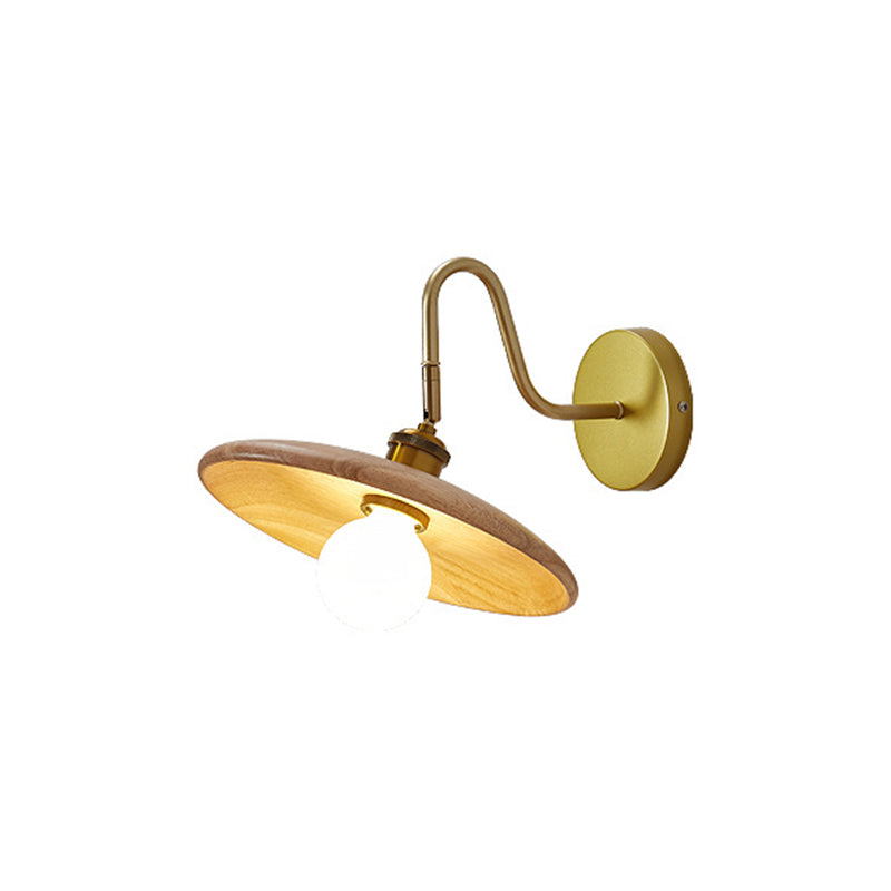1 Light Hemisphere Shape Wall Light Sconce Modern Wall Light Fixture for Dining Room