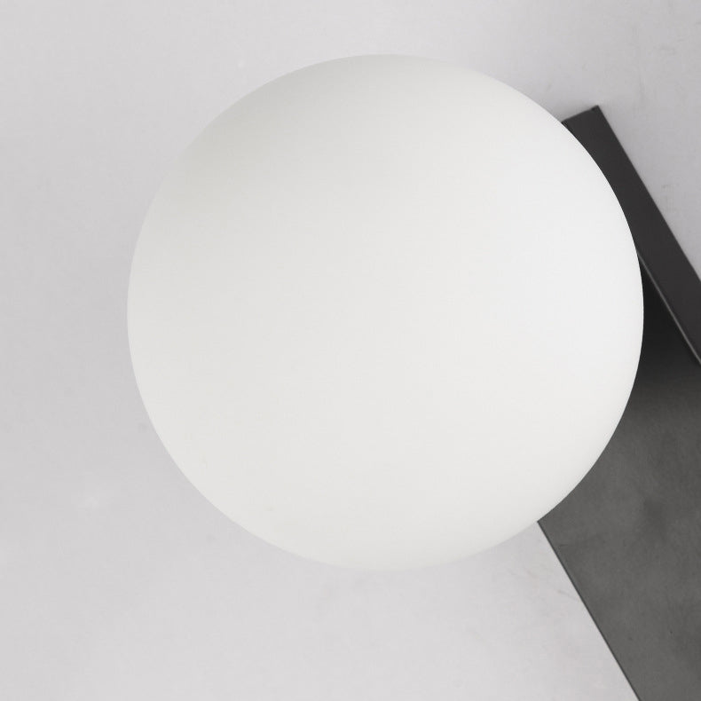 Creative Vanity Lighting Simple Glass Wall Light Sconce for Bathroom