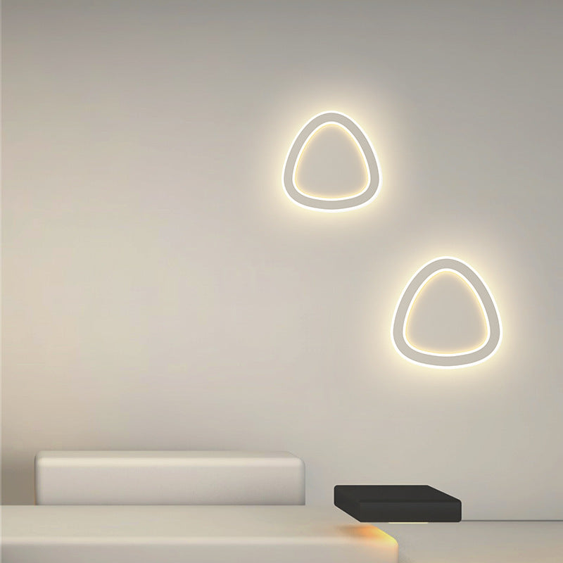 LED Wall Lamp 1-Light Simple Wall Mount Lamp with Acrylic Shade for Bedroom