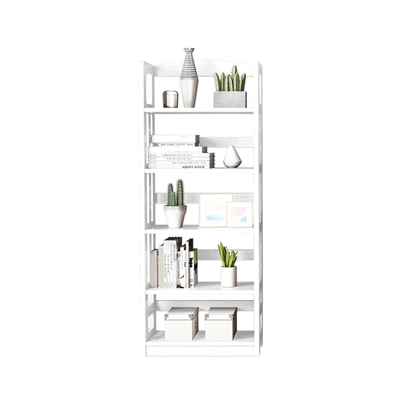 Modern Solid Wood Bookshelf Open Shelf Standard Bookshelf 62.2" H X 11" W