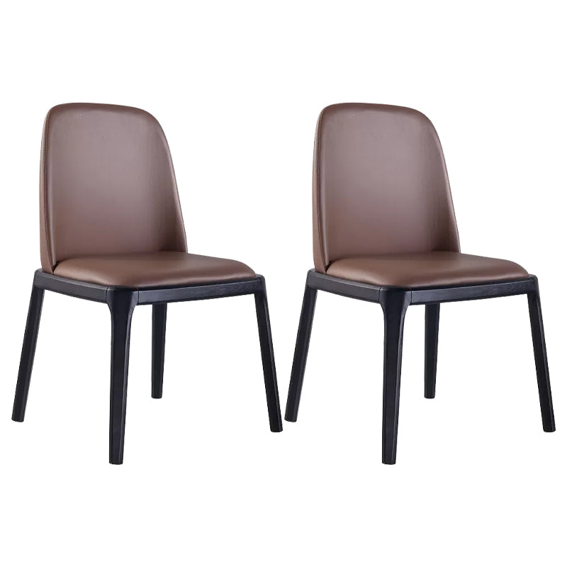 Solid Back Chair Wood Scandinavian Dining Kitchen Room Arm Chair