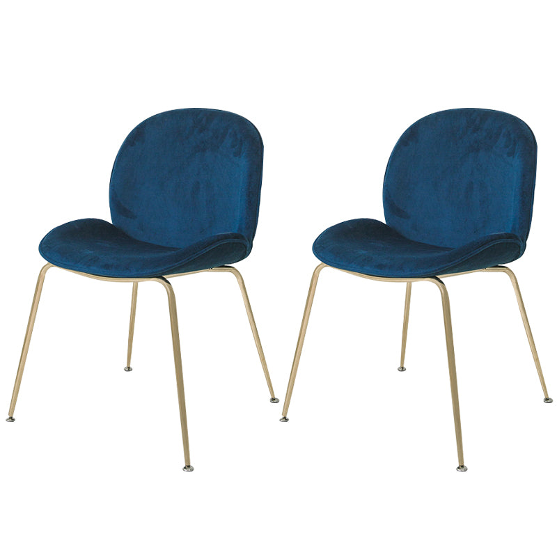 Glam Style Dining Chair Upholstered Dining Side Chair for Indoor