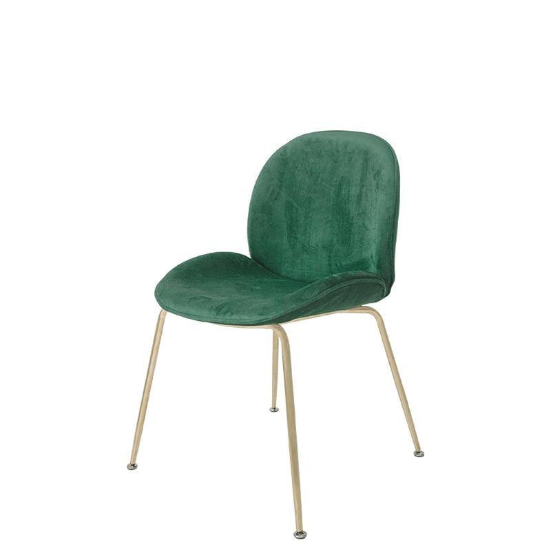 Glam Style Dining Chair Upholstered Dining Side Chair for Indoor