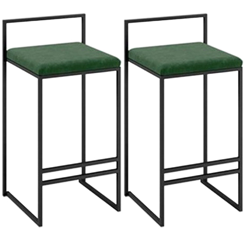 Industrial Metal Black White Barstool Counter Stool Metal Footrest Furniture