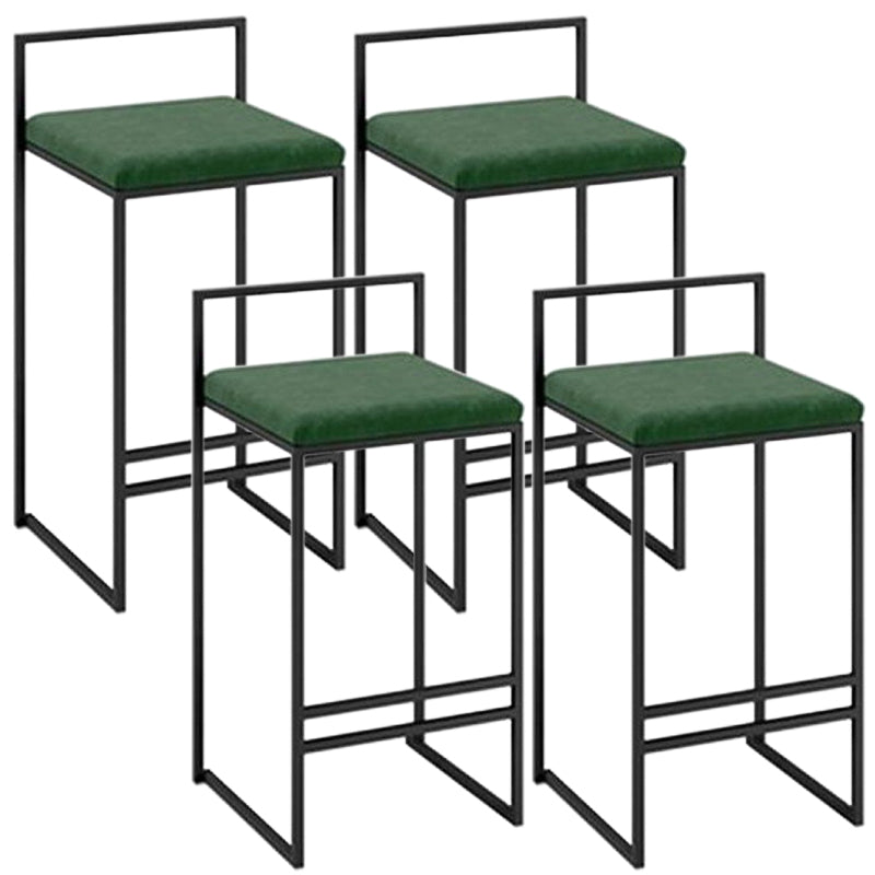 Industrial Metal Black White Barstool Counter Stool Metal Footrest Furniture