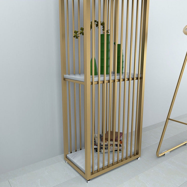 Specialty Pub Table Glam Bar Height Stone Top Bar Table for Living Room