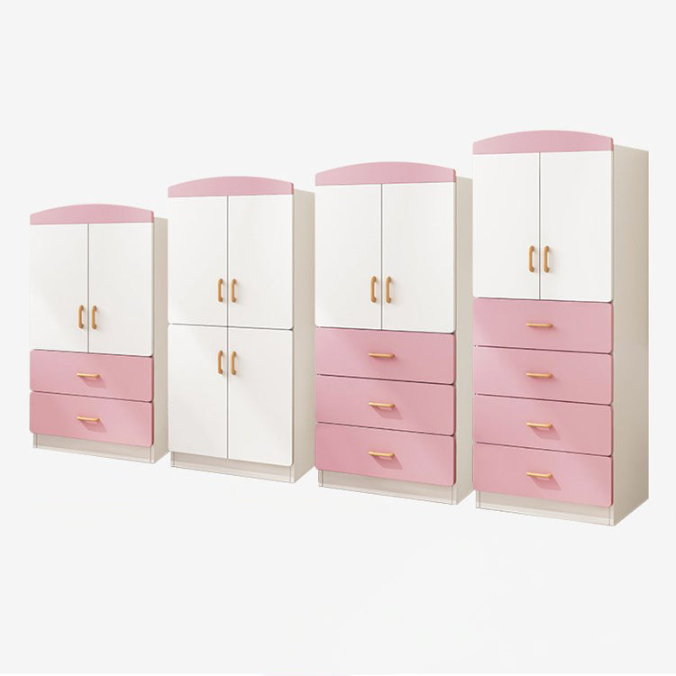 Contemporary Style Wooden Wardrobe White Colour Wardrobe Closet for Home