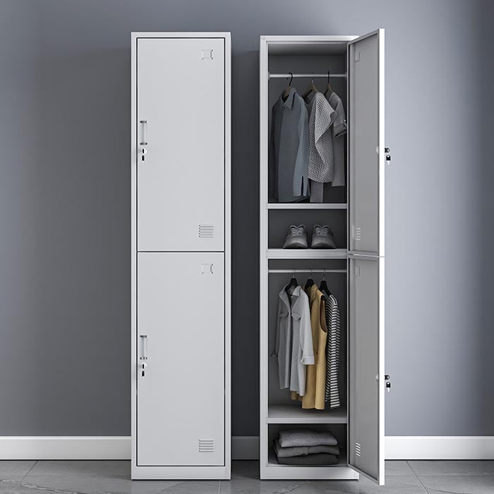 Contemporary Hinged Wardrobe Closet Steel Wardrobe Cabinet for Home