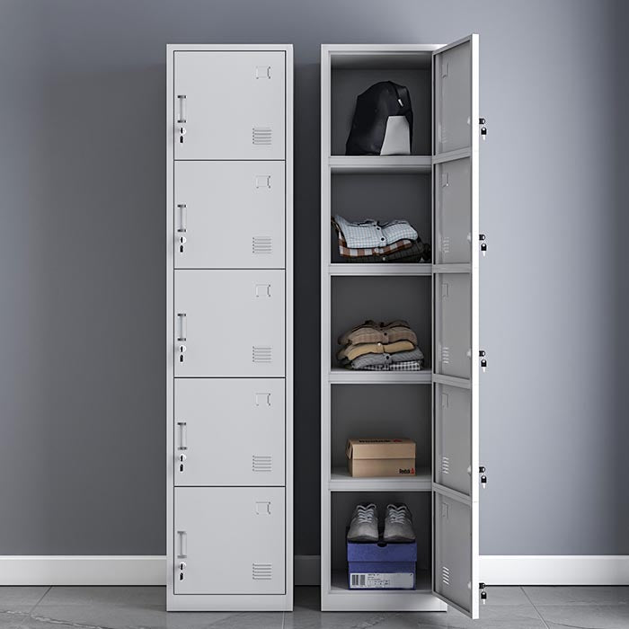 Contemporary Hinged Wardrobe Closet Steel Wardrobe Cabinet for Home