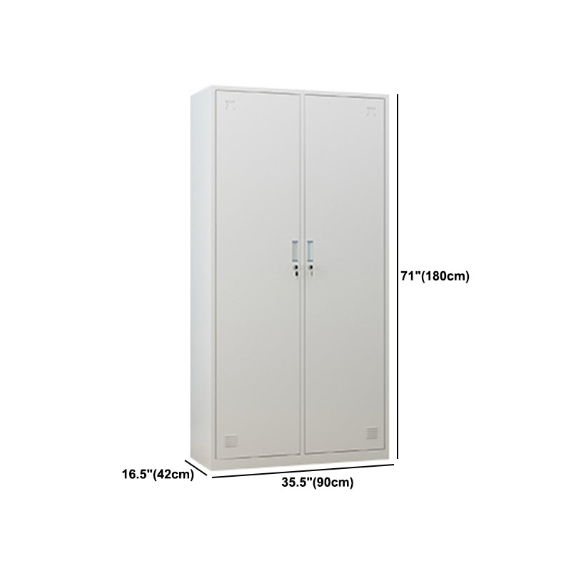 Contemporary Hinged Wardrobe Closet Steel Wardrobe Cabinet for Home