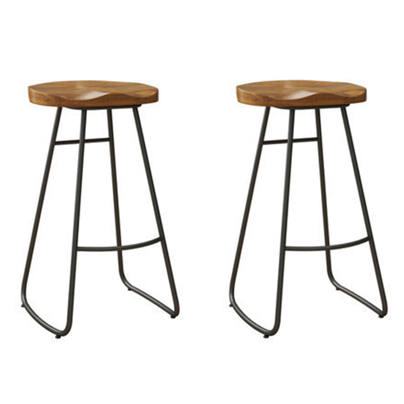 Industrial 1/2/5/6 Pieces Solid Wood Bar Table Set Rectangular Counter Set for Home Use