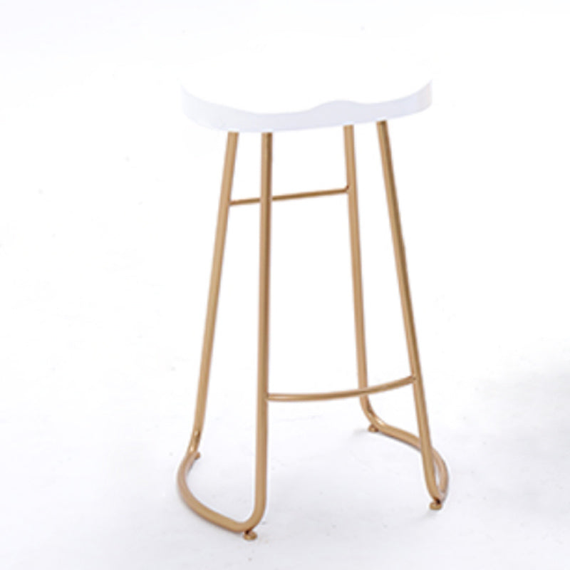 Glam Trestle Bar Table Set 1/2/3 Pieces Rectangle Wood Counter Height Set in White