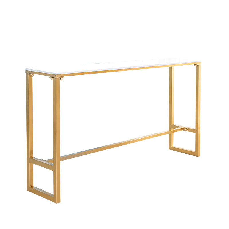 Indoor Trestle 1/4/7 Pieces Pub Set Modern White Rectangle Table and Stool Set