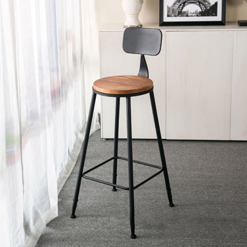 Modern Style Bar Table Set 1/7 Pieces Rectangle Wood Counter Table with Stools