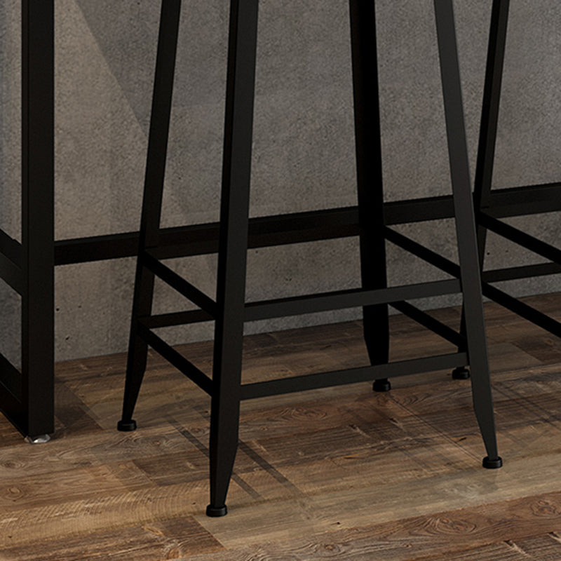 Modern Style 1/5/9 Pieces Bar Table Set Rectangle Pine Wood Counter Table for Cafe