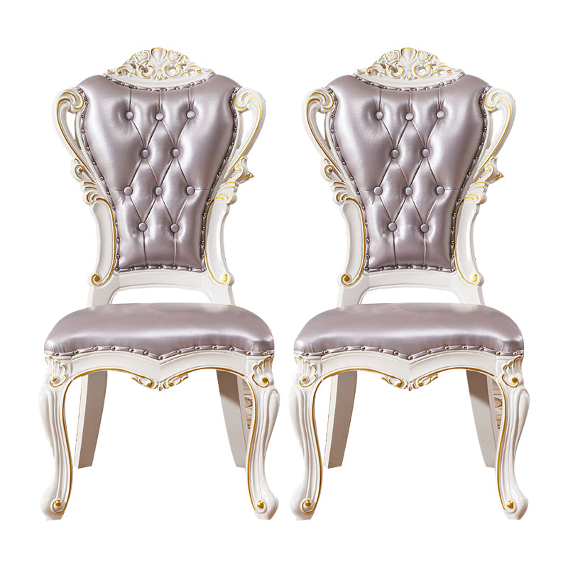 Victoria Style Rectangle Table Set 1/2/7 Pieces Dining Set for Home