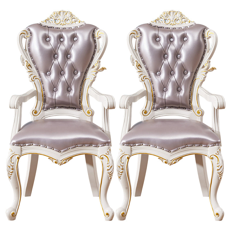 Victoria Style Rectangle Table Set 1/2/7 Pieces Dining Set for Home