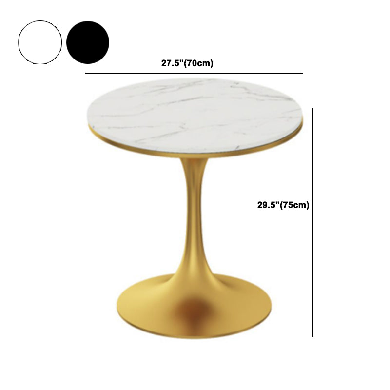 Modern Style Round Table Set 1/2/3/4/5 Pieces Dining Set for Home