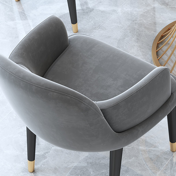 Glam Sintered Stone Dining Set Round 1/2/3/4/5 Pieces Dining Set for Home Use