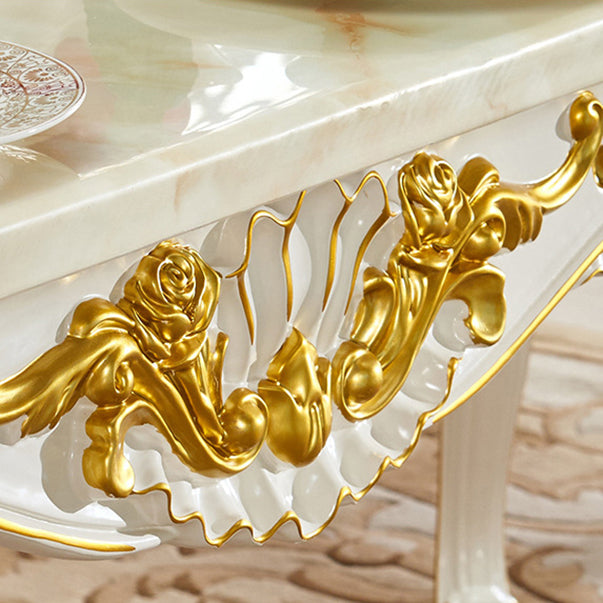 Victoria Style Rectangle Table Set 1/2/3/7 Pieces Dining Set for Home