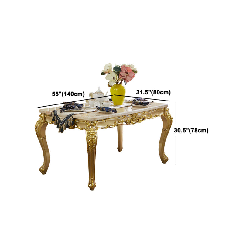 Victoria Rectangle Table Set 1/2/5/7 Pieces Dining Set for Home Use