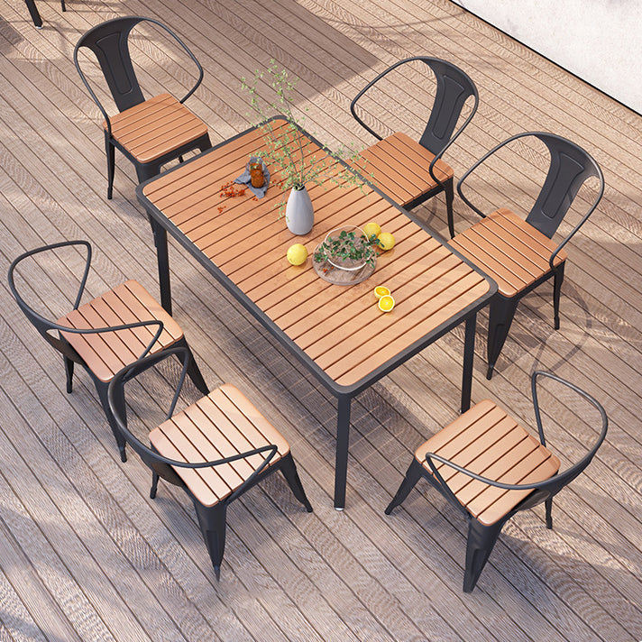 Modern Rectangle Table Set 1/2/5/7 Pieces Dining Set for Kitchen
