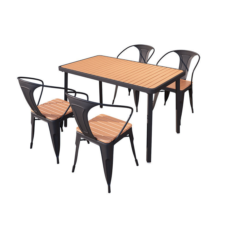 Modern Rectangle Table Set 1/2/5/7 Pieces Dining Set for Kitchen