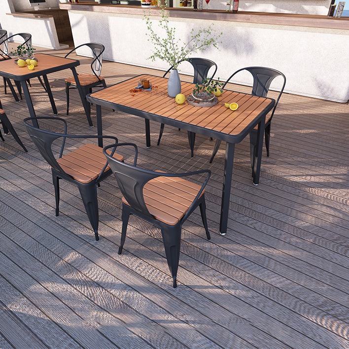 Modern Rectangle Table Set 1/2/5/7 Pieces Dining Set for Kitchen