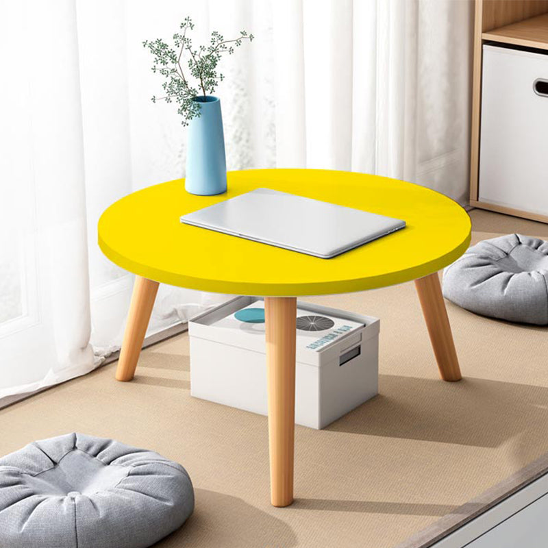 Modern Simple 1 Single Coffee Table Wooden Coffee Table - 15.75" D