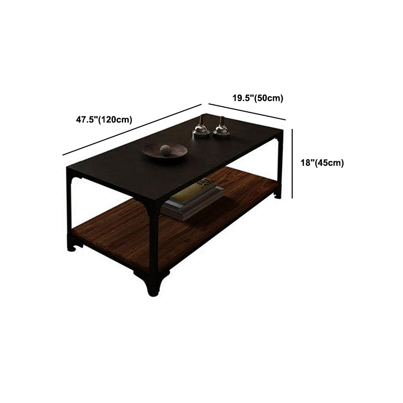 Contemporary Coffee Cocktail Table Solid Wood 4 Legs Coffee Table