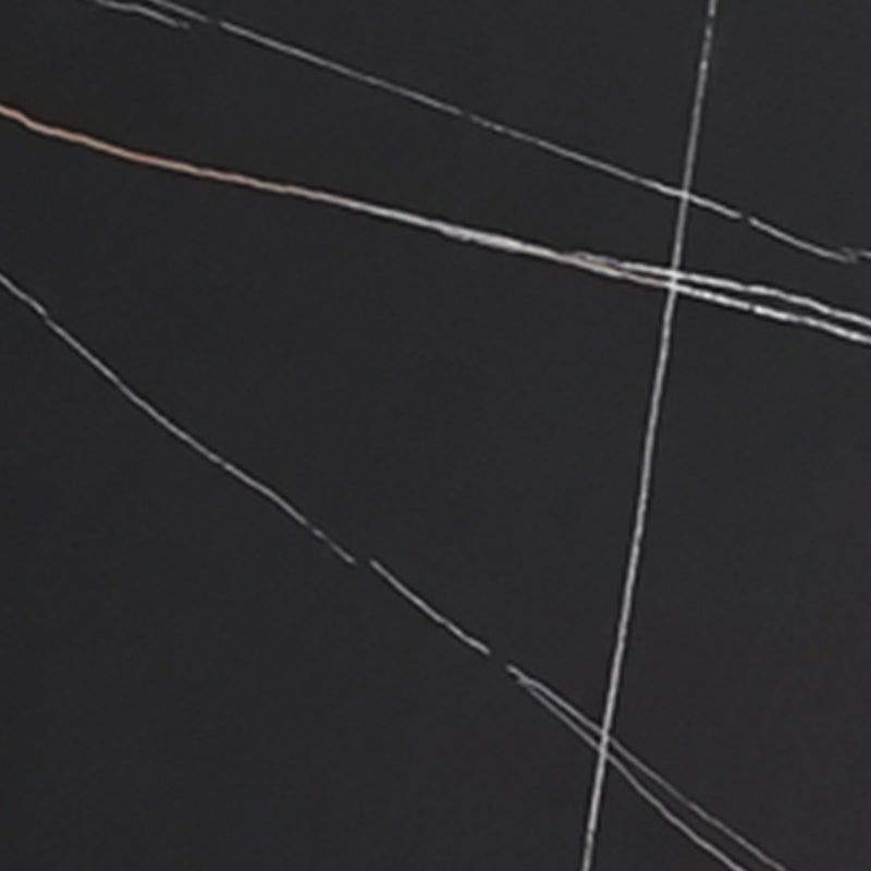 Cross Legs Stone Top Cocktail Table,Glam Stoen Rectangular Coffee Table