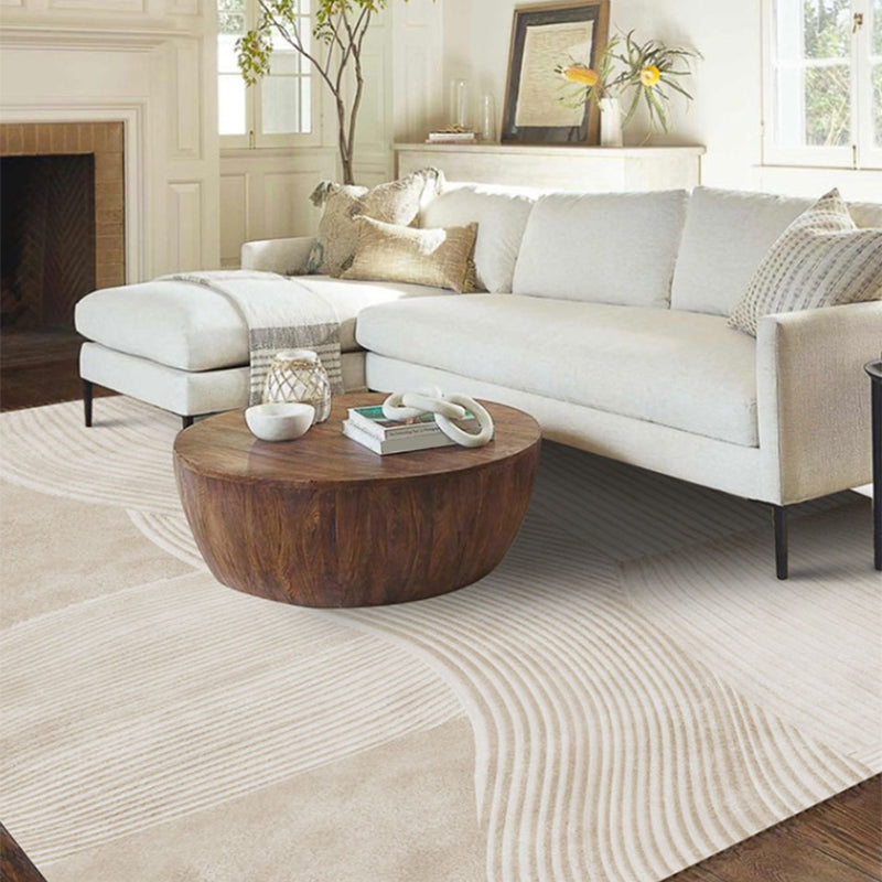 Solid Wood Distressed Coffee Table Scandinavian 14.96" H 1 Single Cocktail Table