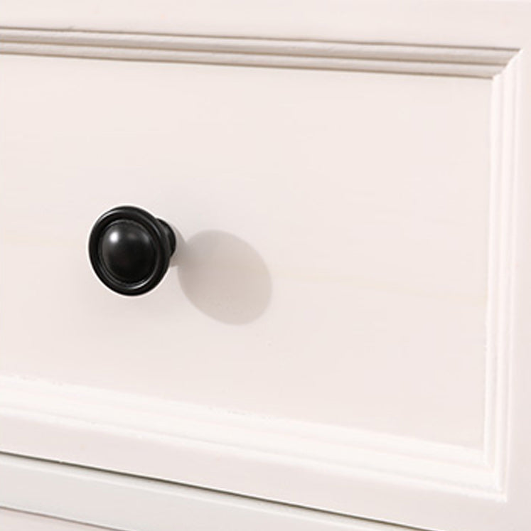Modern Accent Cabinet with Drawers and Wooden Cabriole Legs Cabinet