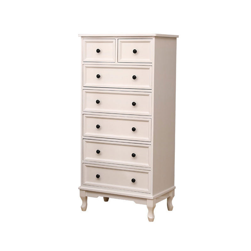 Modern Accent Cabinet with Drawers and Wooden Cabriole Legs Cabinet