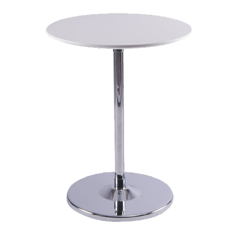 Contemporary Pedestal End Table Round Side End Table for Living Room
