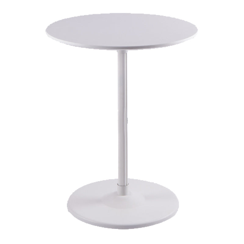 Contemporary Pedestal End Table Round Side End Table for Living Room