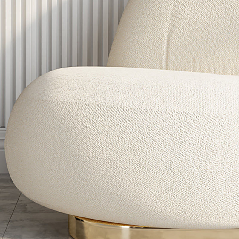 25.19" Wide Armless Chair Swivel Chair with Tight Back for Living Room