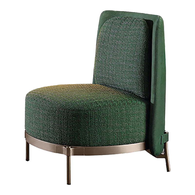 27.55" Wide Armless Chair Solid Wood Frame Chair with Basic Four Leg