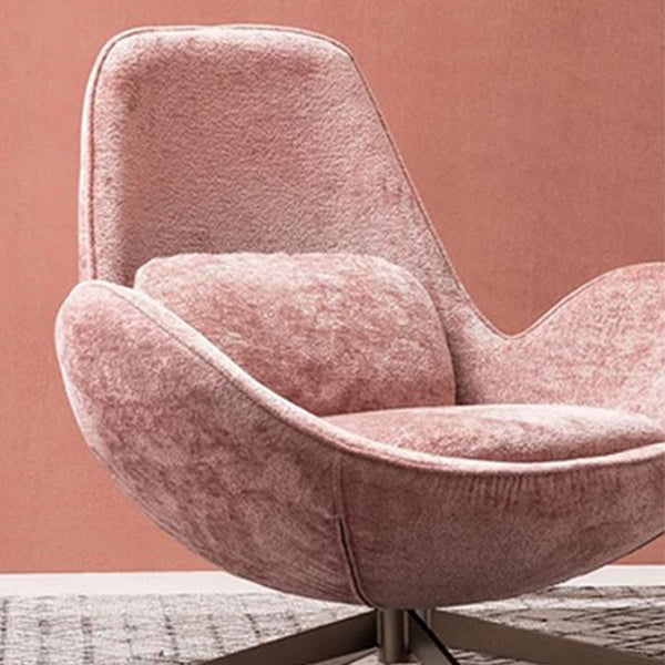 33.85" Wide Arm Chair Flared Arms Accent Chair with 4-Star Leg