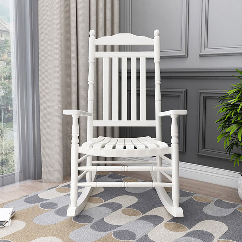 Solid Wood Rocking Chair Contemporary Rocker Chair for Living Room