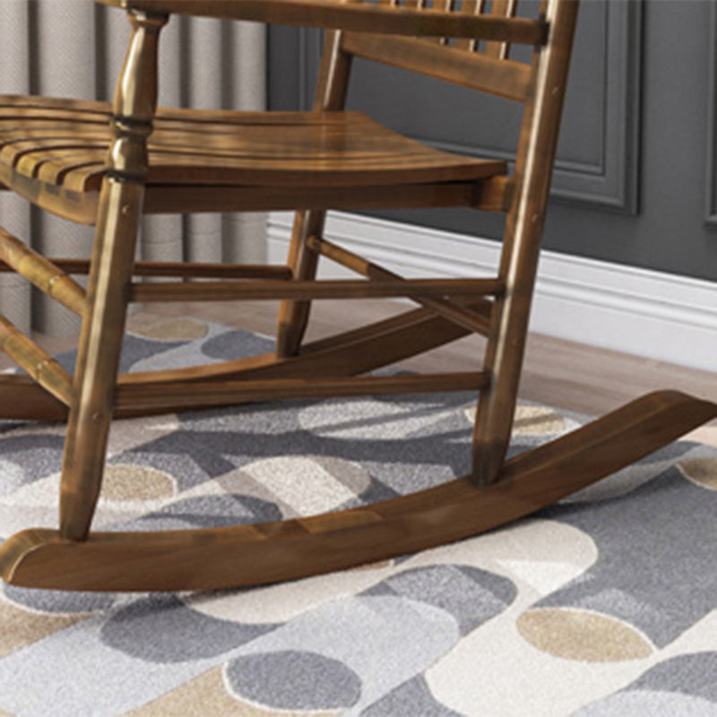 Solid Wood Rocking Chair Contemporary Rocker Chair for Living Room