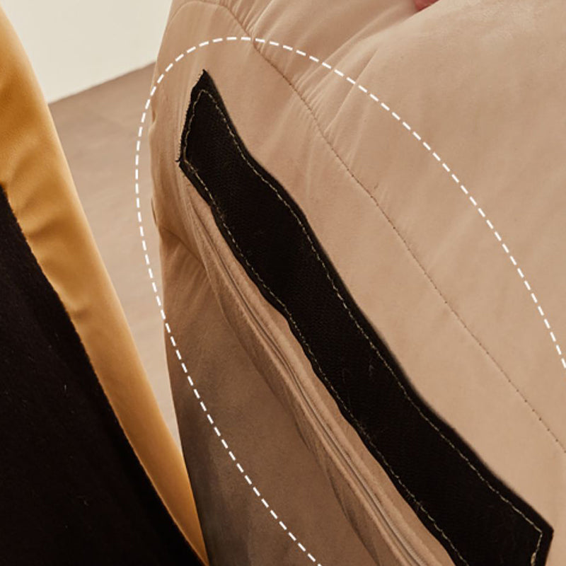 Glam Ergonomic Rocking Accent Chair with Padded Seat Rocking Chair Suede