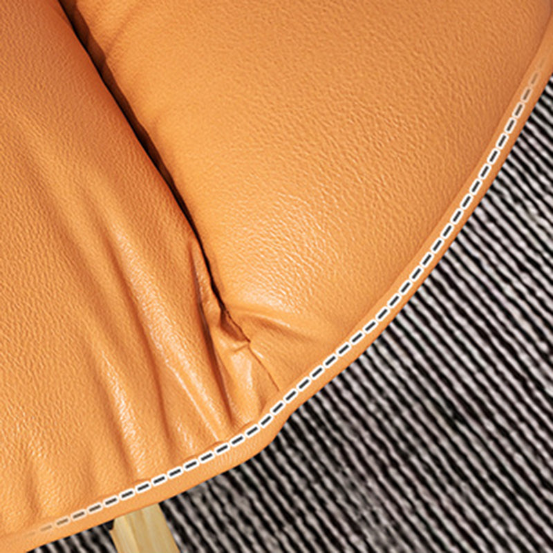 Solid Wood Rocking Chair Contemporary Rocker Chair with Padded Seat