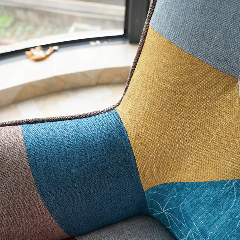 Ergonomic Contemporary Rocking Accent Chair with Seat Cushion Rocker Chair Wingback