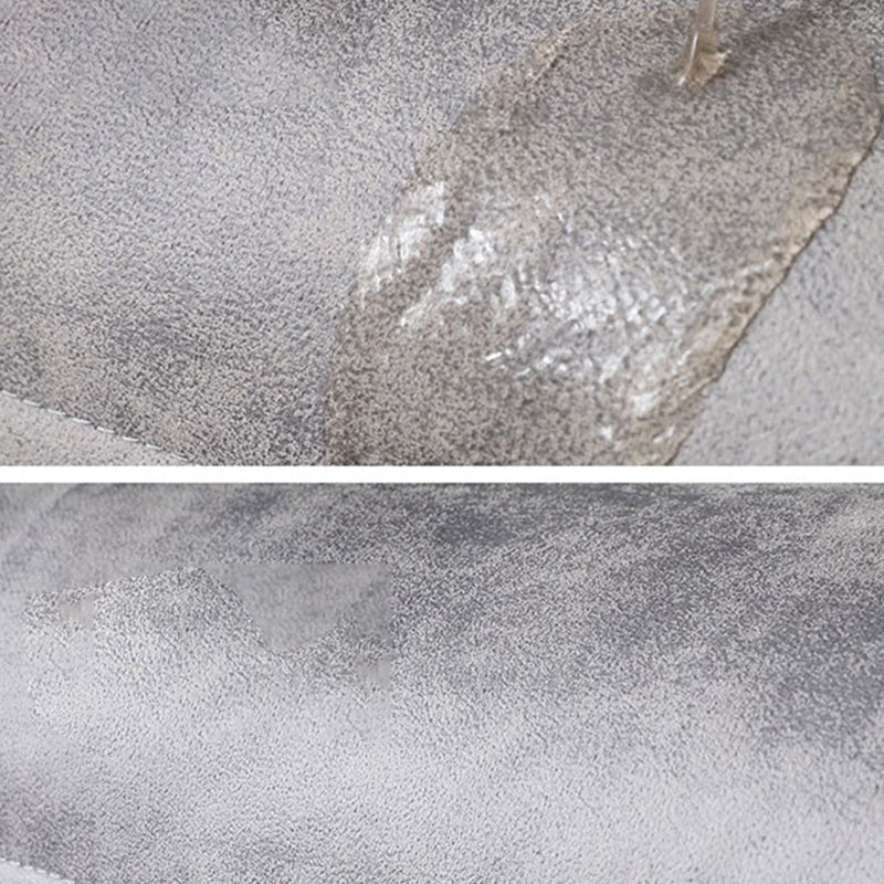 Mid-Century Modern Rocking Chair Fabric Upholstered Solid Color Porch Rocking Chair